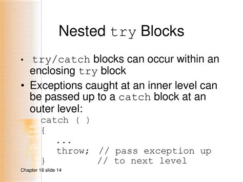 Function Level Try catch blocks Main Funda