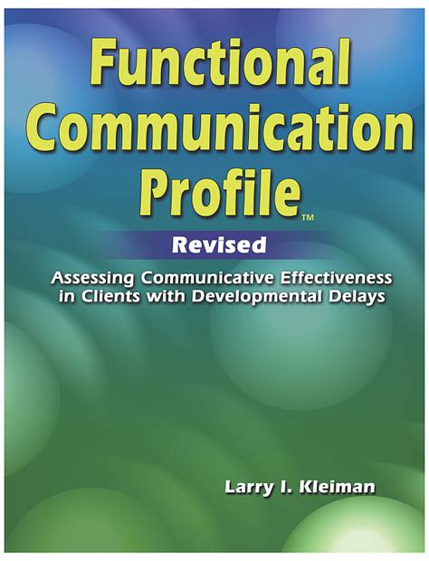 Functional Communication ProfileRevised