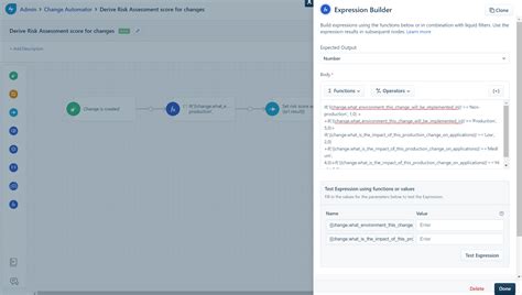 Functions in expression builder node : Freshservice