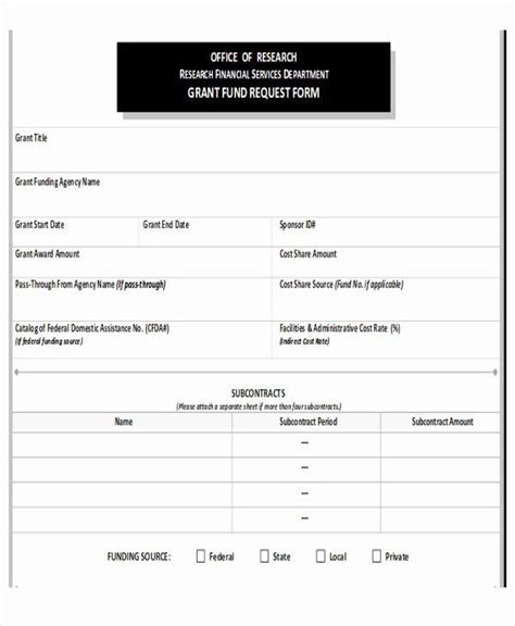 Fund Request form Template Awesome Sample Funding Request form 10