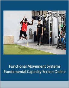 Fundamental Capacity Screen Online Course - Functional …