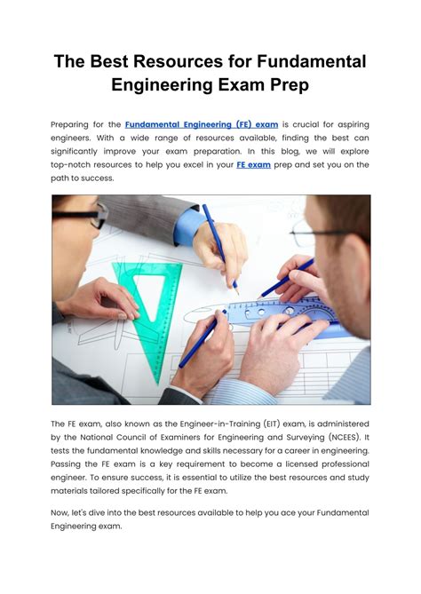 Fundamental Engineering Exam Registration
