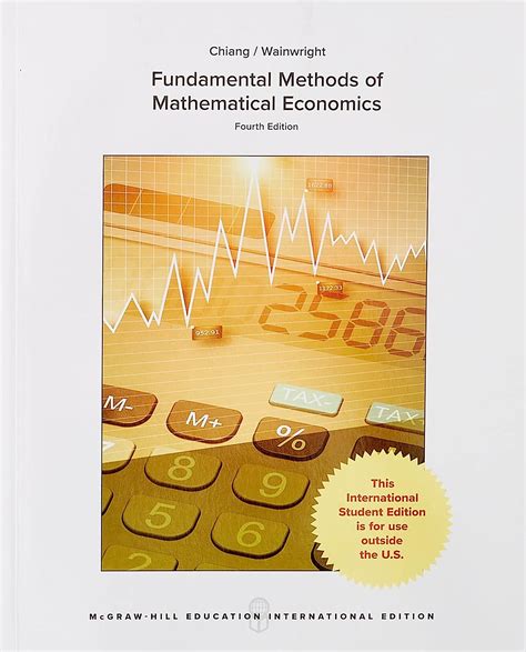 Fundamental methods of mathematical economics solution manual. - Christian wolff und die hessischen universitäten.
