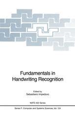 Fundamentals In Handwriting Recognition 1st Edition