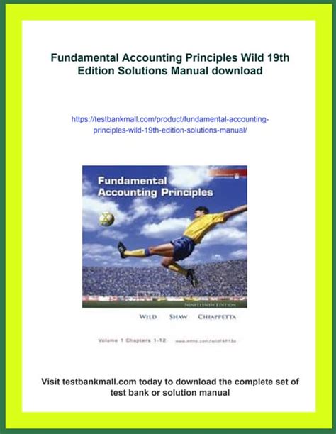 Fundamentals Of Accounting Principles 19th Edition Solutions