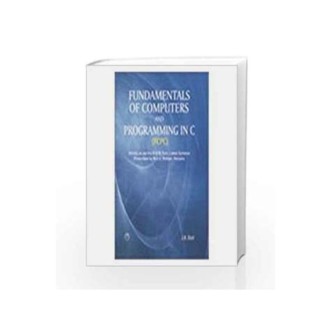 Fundamentals Of Computers Programming In C