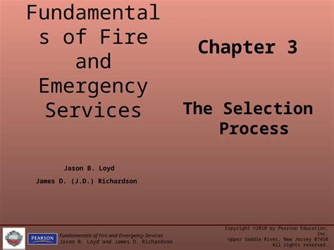 Fundamentals Of Emergency Services