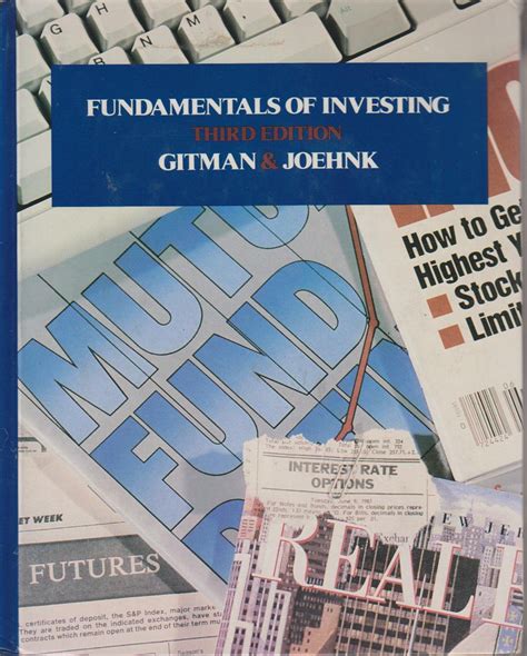 Fundamentals Of Investing Gitman Joehnk 11th Edition