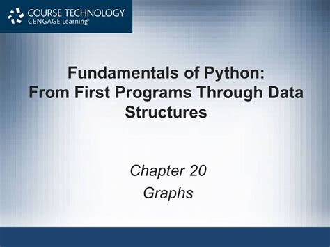 Fundamentals Of Python First Programs And Data Structures
