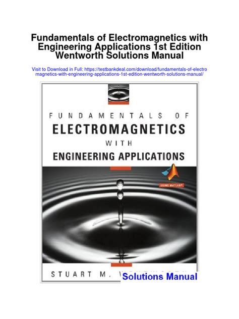 Fundamentals electromagnetics with engineering applications solution manual. - The complete lenormand oracle handbook reading the language and symbols of the cards.