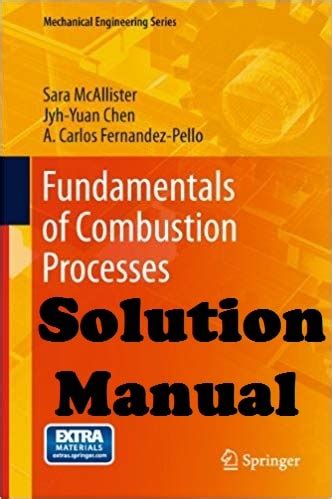 Fundamentals of combustion processes solution manual. - Lodz, die stadt der völkerbegegnung im wandel der geschichte.