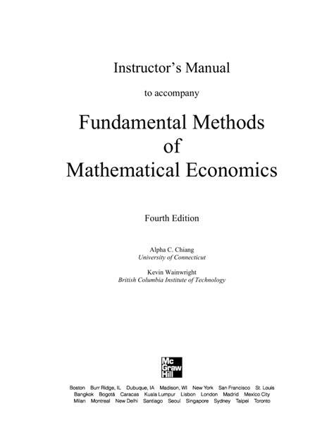 Fundamentals of economics instructor s manual. - Ford 4610 series ii 87 90 operators manual.