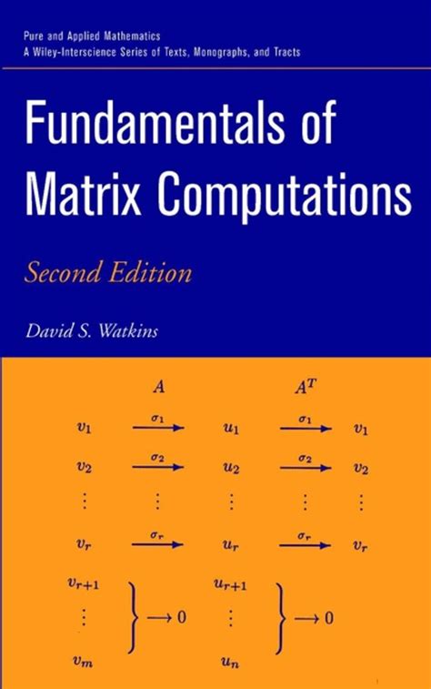 Fundamentals of matrix computations solutions manual. - 1997 ford ranger transfer case repair manuals.