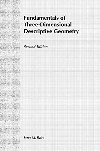 Fundamentals of three dimensional descriptive geometry. - Pattern classification duda solution manual 4.