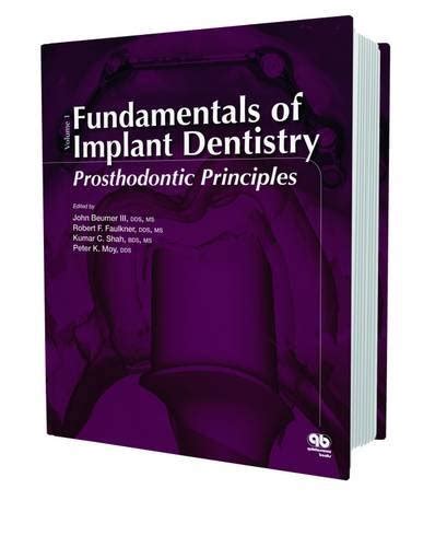 Download Fundamentals Of Implant Dentistry Prosthodontic Principles 1 By John Beumer Iii