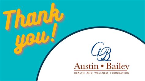 Funding from Austin-Bailey Health and Wellness Foundation …