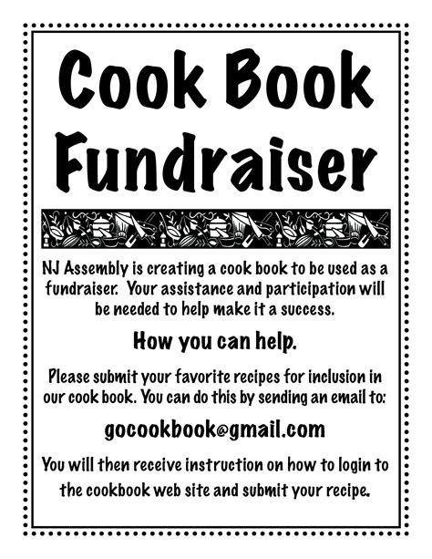 Fundraiser Cookbook Template