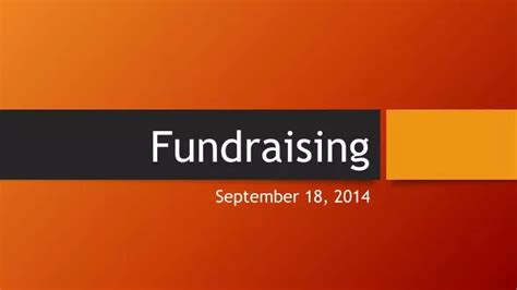 Fundraising Powerpoint Template Free