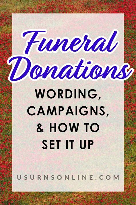 Funeral Campaigns Guide Setup Donation Requests