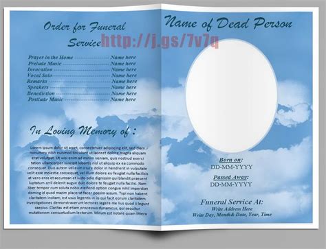 Funeral Program In Word Australia Outside Pages. Download http//funeralprogram.prolog