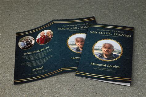 Funeral Services Brochure Template Design