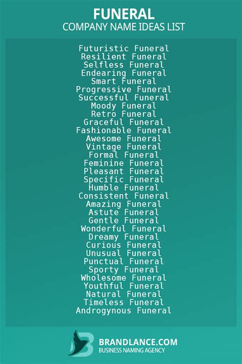 Funeral business ideas. .  ...