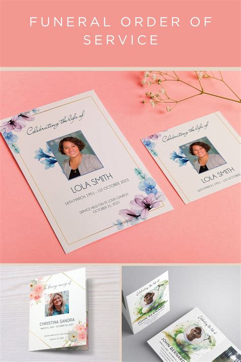 Funeral corsage ideas.  View real funeral order of service examples, w...
