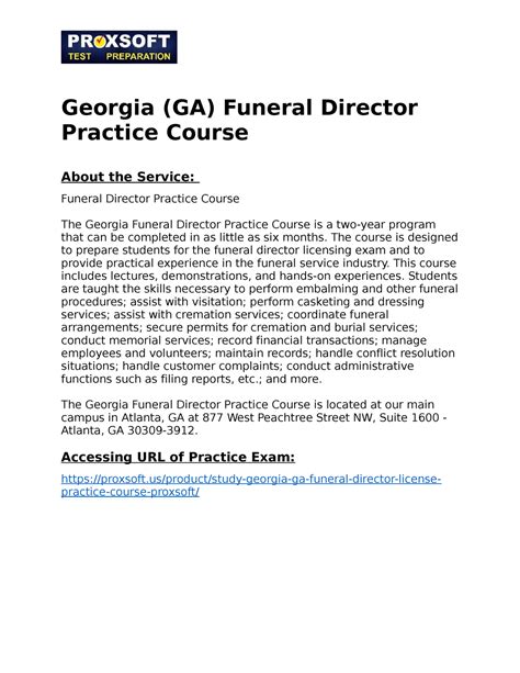 Funeral director college courses.  in Funeral Directing is designed to prepare students ...