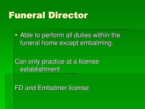 Funeral director license massachusetts.  Members of this profession prepare the ...