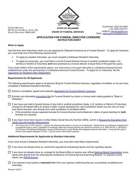 Funeral director regulation.  This Appendix provides an overview of the regulatory lan...