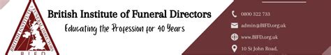 Funeral directors england.  British Institute Of Funeral Directors Welco...