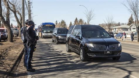 Funeral for two Edmonton police officers shot and killed responding to call