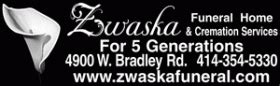 Funeral homes milwaukee.  Zwaska Funeral Home Inc.  Contact us for assistance.  Off...