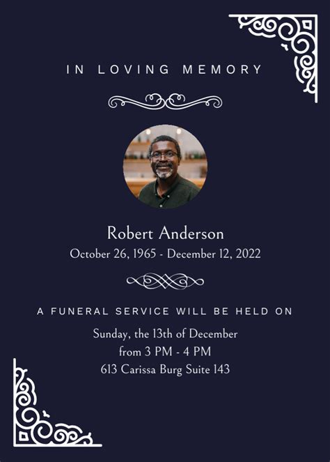 Funeral interment announcement.  Free for commercial use High Quality Images G...