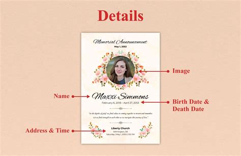 Funeral invitation background.  Explore professionally designed funeral templates yo...