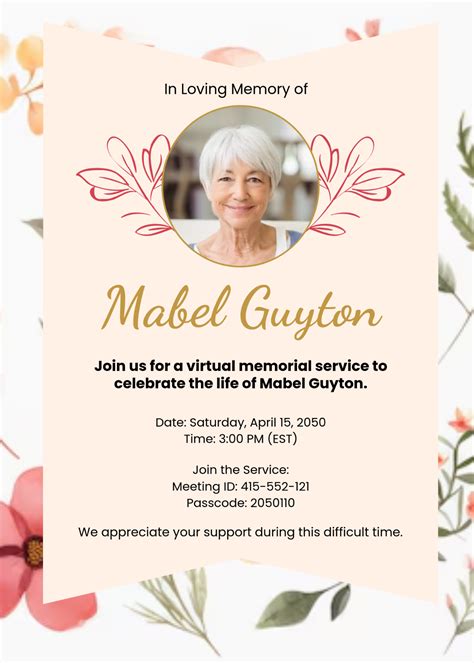 Funeral invitation templates free.  Free Funeral Invitation Templates Whether you're o...