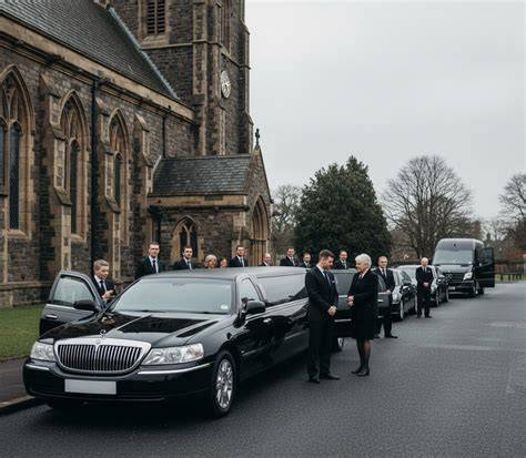 Funeral limousine hire cost.  Funeral. com provides an overview of funera...