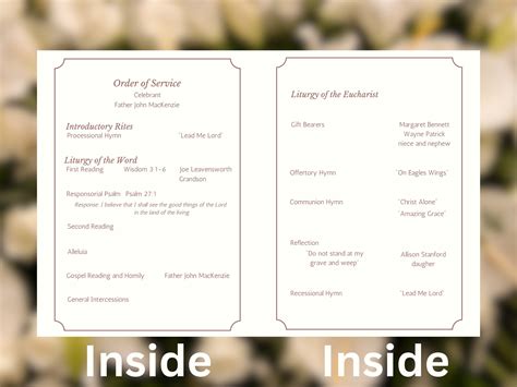 Funeral mass guide.  This guide will walk you through creating a simple Ca...