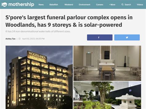 Funeral parlour complex.  This 9 story funeral complex was opened in Apri...