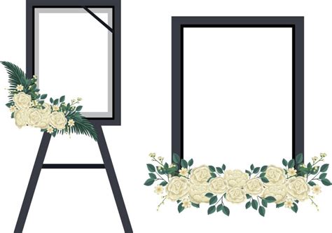 Funeral photo frame background.  Free for commercial use High Quality Images Fi...