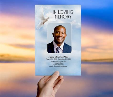 Funeral photo frame template.  Discover compassionate and practical funeral pho...