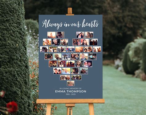 Funeral picture board ideas.  At QuickFuneral.  Follow these tips to create simple, beautifu...