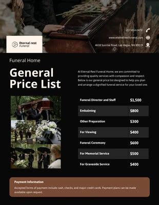 Funeral price list.  To get started, just enter the address, city or zip code.  Whet...