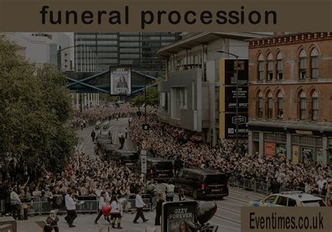 Funeral procession etiquette.  Even if you&rsquo;ve never participated in one, c...