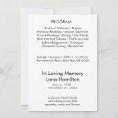 Funeral service program script. , In Loving Memory If you're stuck for ide...