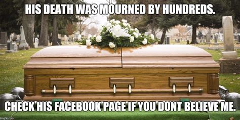 Funeral shoes meme.  People often use the generator to customize established memes...