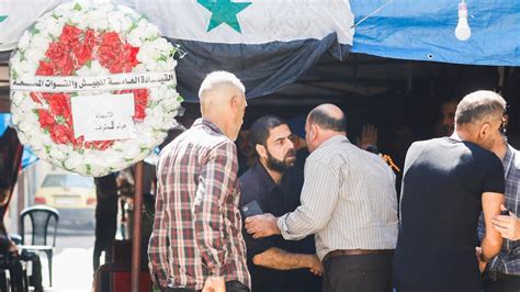 Funerals held in Syria for dozens of victims killed in deadliest attack in years