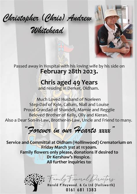 Funerals whitehead.  We also About Us - Whitehead Funeral Services offers a...