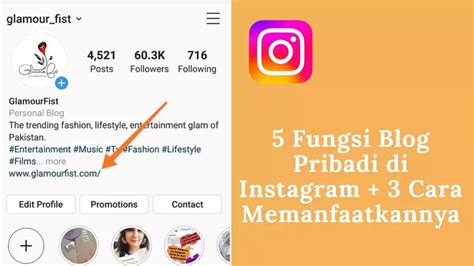 Fungsi Blog Pribadi Di Instagram