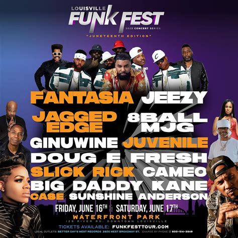 Funk fest 2023. Jun 13, 2023 · Tickets for the 2023 Funk Fest start at $40 for a single-day pass or $60 for a two-day pass. Gates open Friday at 4 p.m. with music starting at 5:30 p.m. On Saturday, gates open at 3 p.m. and the ... 